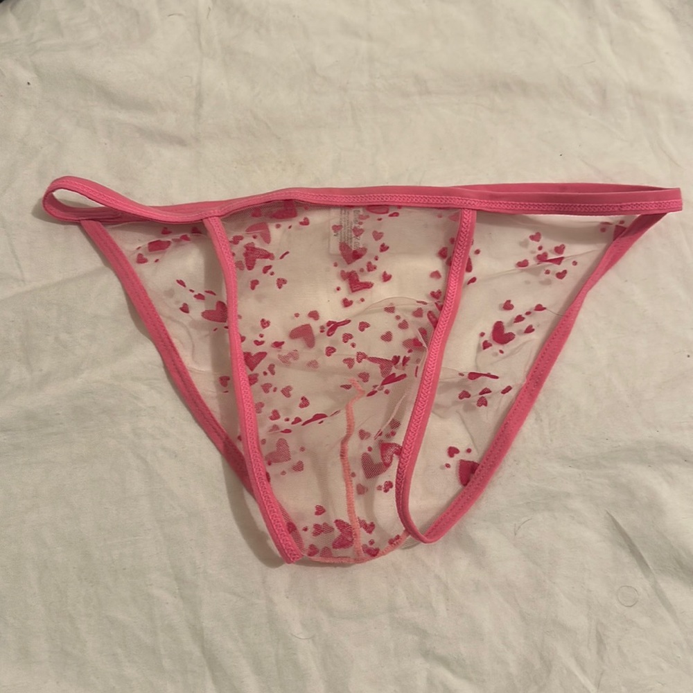 Floral See Thru String Bikinis